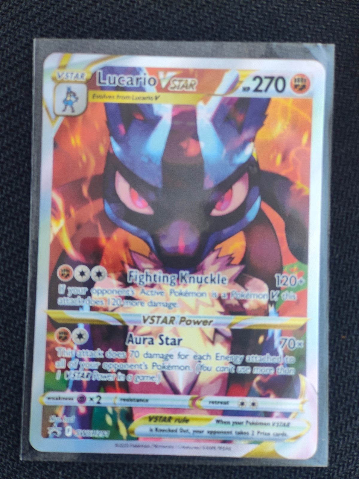 Lucario VSTAR SWSH291 NM Pokémon Kaart, Hobby en Vrije tijd, Verzamelkaartspellen | Pokémon, Ophalen of Verzenden, Zo goed als nieuw