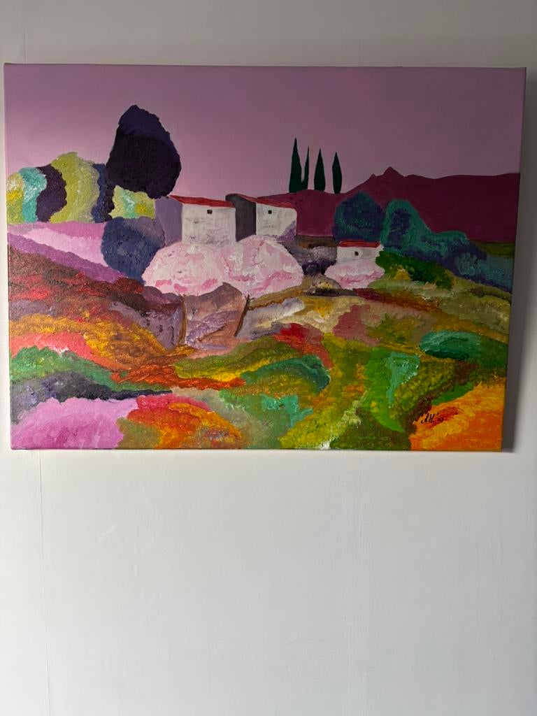 Schilderij, Antiek en Kunst, Kunst | Schilderijen | Abstract, Ophalen