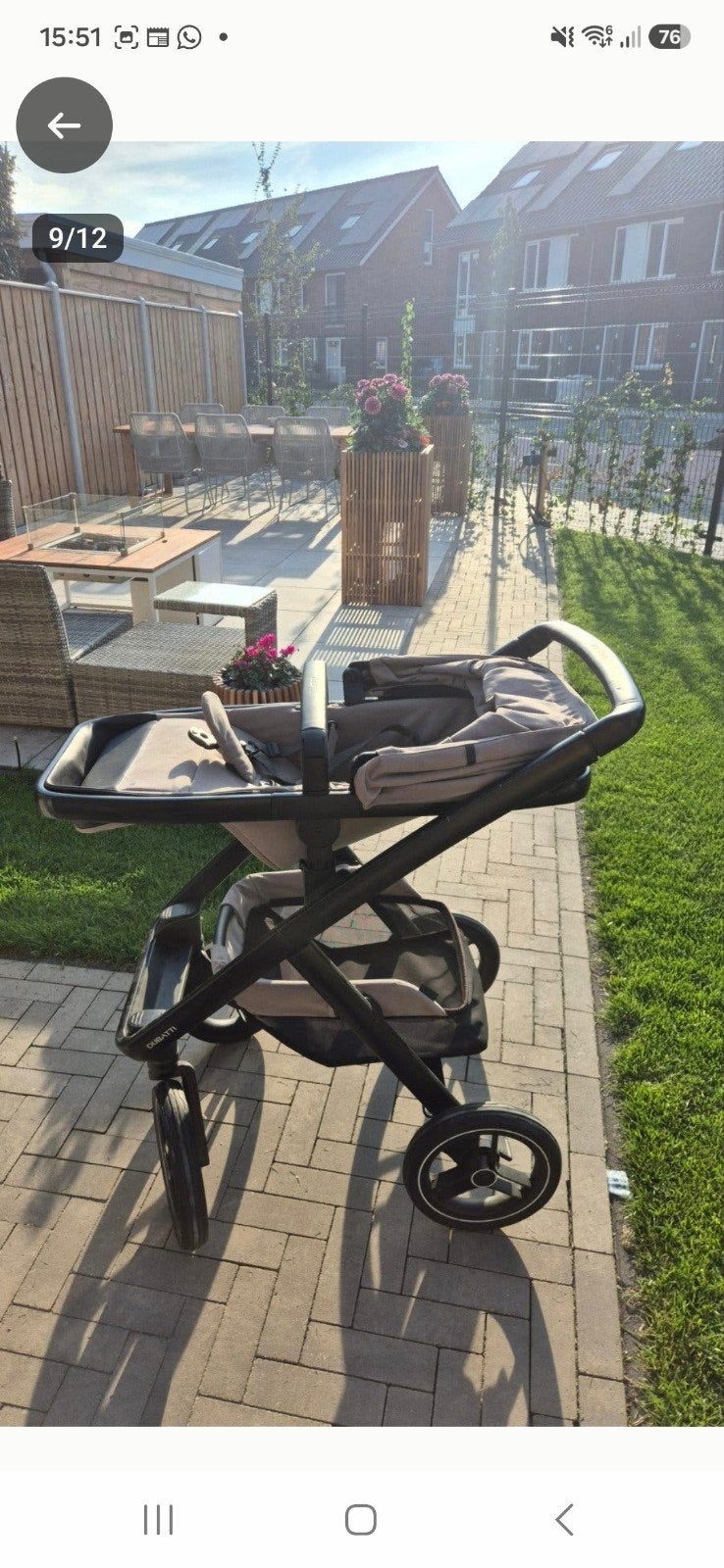 kinderwagen luxe (dubatti), Ophalen