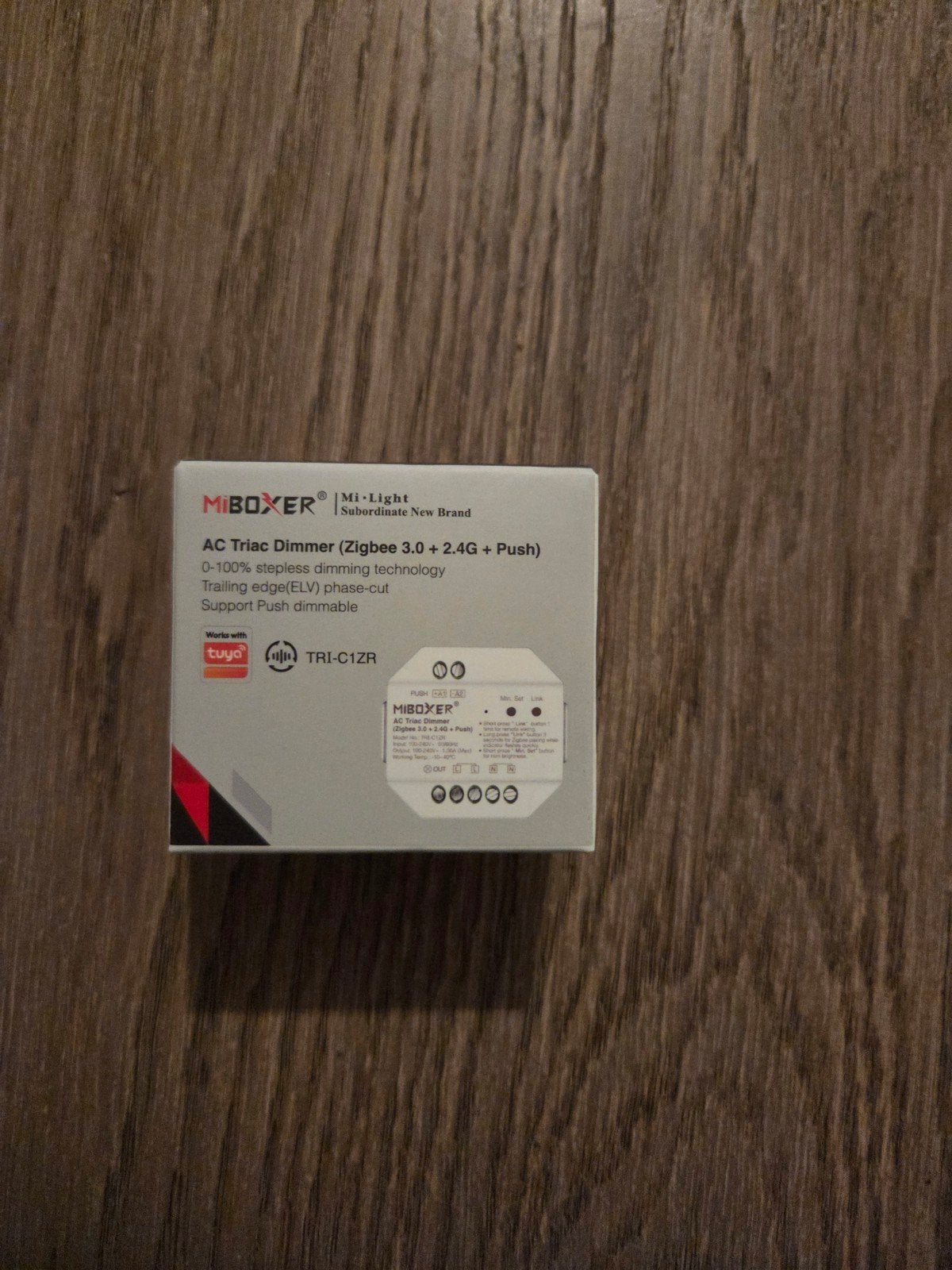 MiBoxer AC Triac Dimmer Zigbee 3.0 + 2.4G + Push, Dimbaar, Ophalen of Verzenden, Nieuw, Overige merken