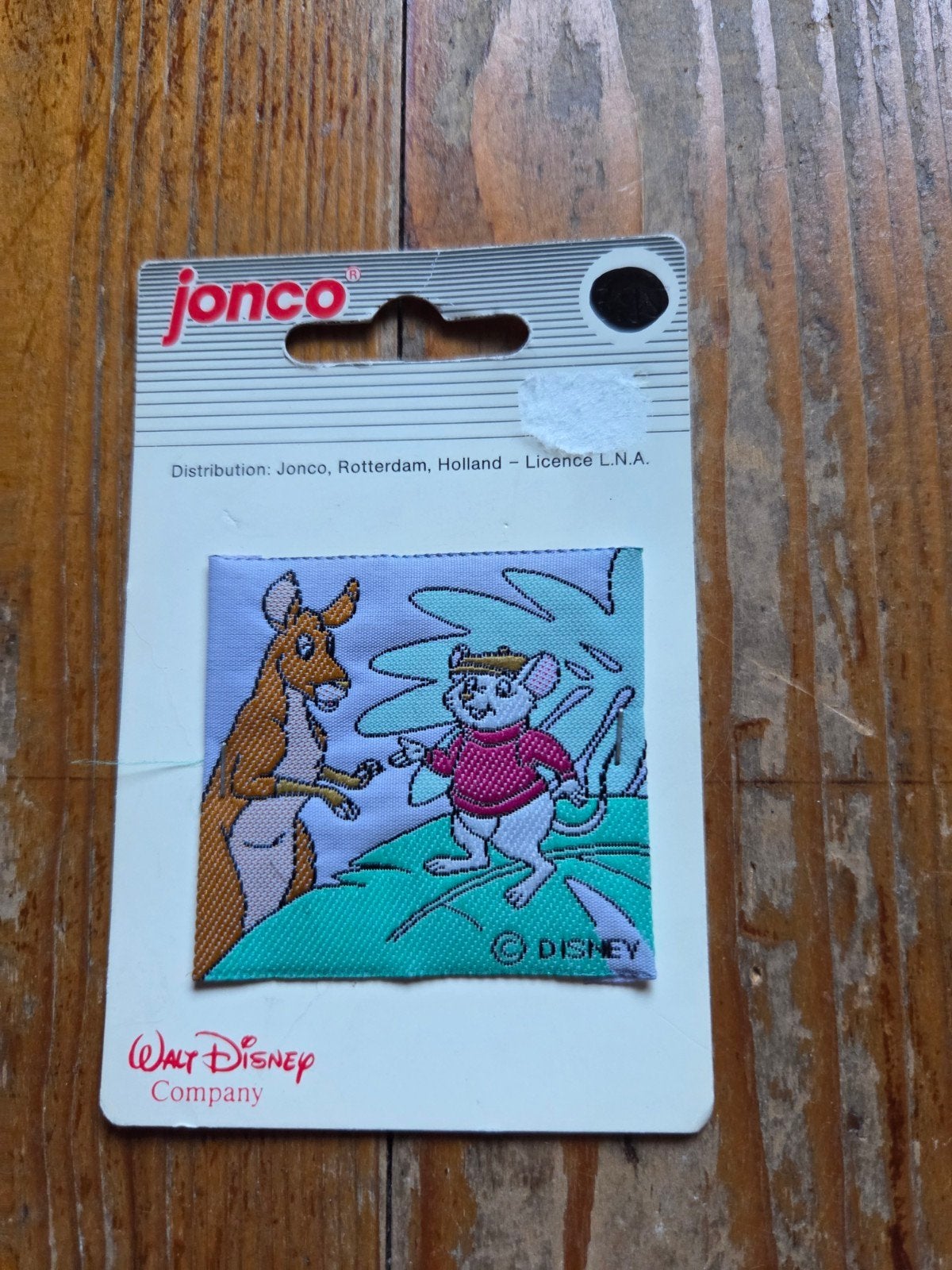 Vintage Disney De Reddertjes the rescuers Patch, Hobby en Vrije tijd, Ophalen of Verzenden, Nieuw, Overige applicaties