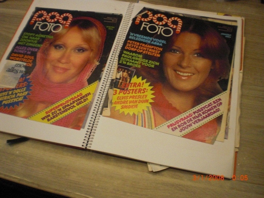 ABBA 3 Plakboeken, Ophalen of Verzenden, Gebruikt, Boek, Tijdschrift of Artikel