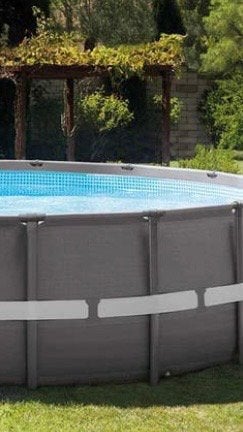Zwembad Intex Ultra frame XTR, Tuin en Terras, Zwembaden, Rond, 300 cm of meer, Zo goed als nieuw, Ophalen