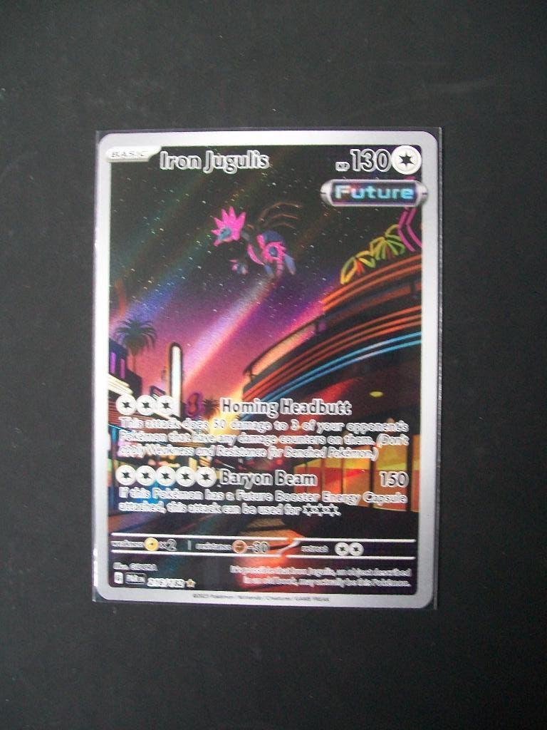2236: Nieuwe Pokemonkaart Secret IRON JUGULIS HP 130 216/182, Verzenden, Nieuw, Losse kaart, Foil