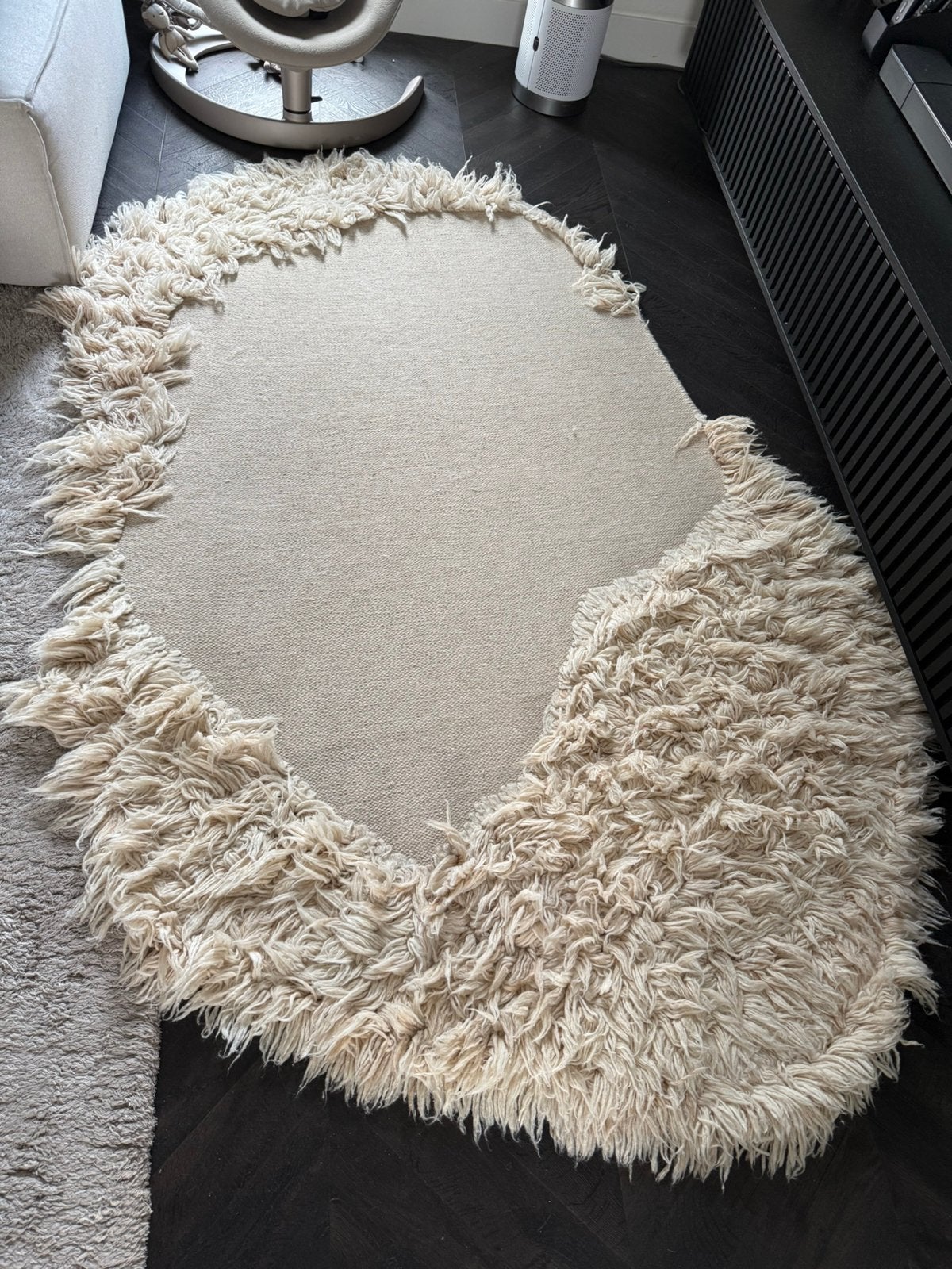 Tapijt beige, Huis en Inrichting, Ophalen, Beige, 200 cm of meer, Zo goed als nieuw