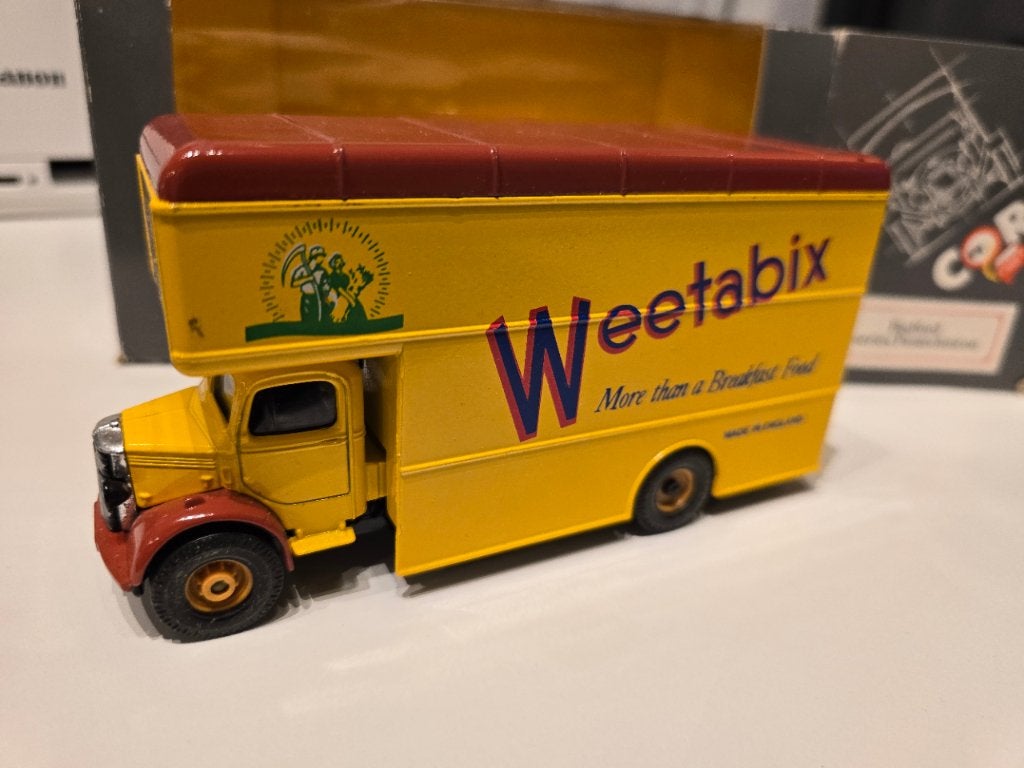 Bedford O series Pantechnicon Weetabix, Ophalen of Verzenden, Gebruikt, Auto, Corgi