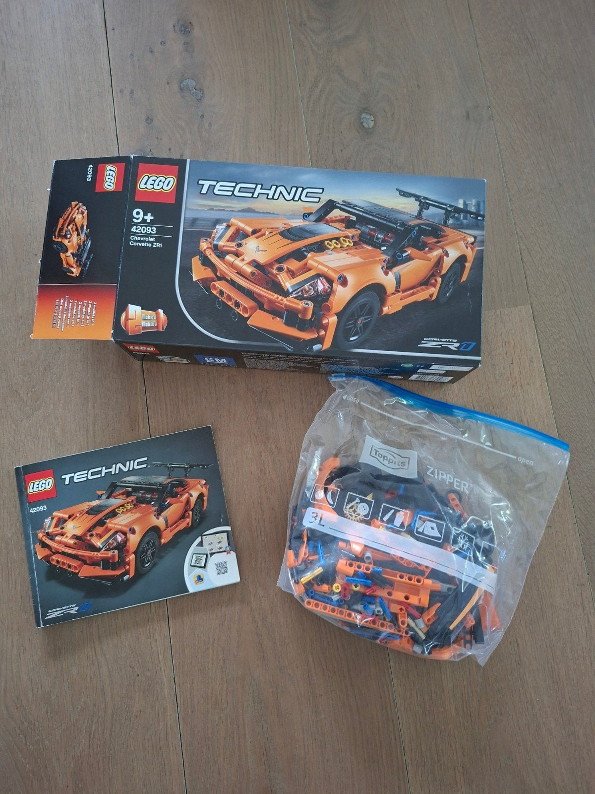 Lego Technic 42093 Chevrolet Corvette ZR1, Compleet, Gebruikt, Lego, Ophalen of Verzenden