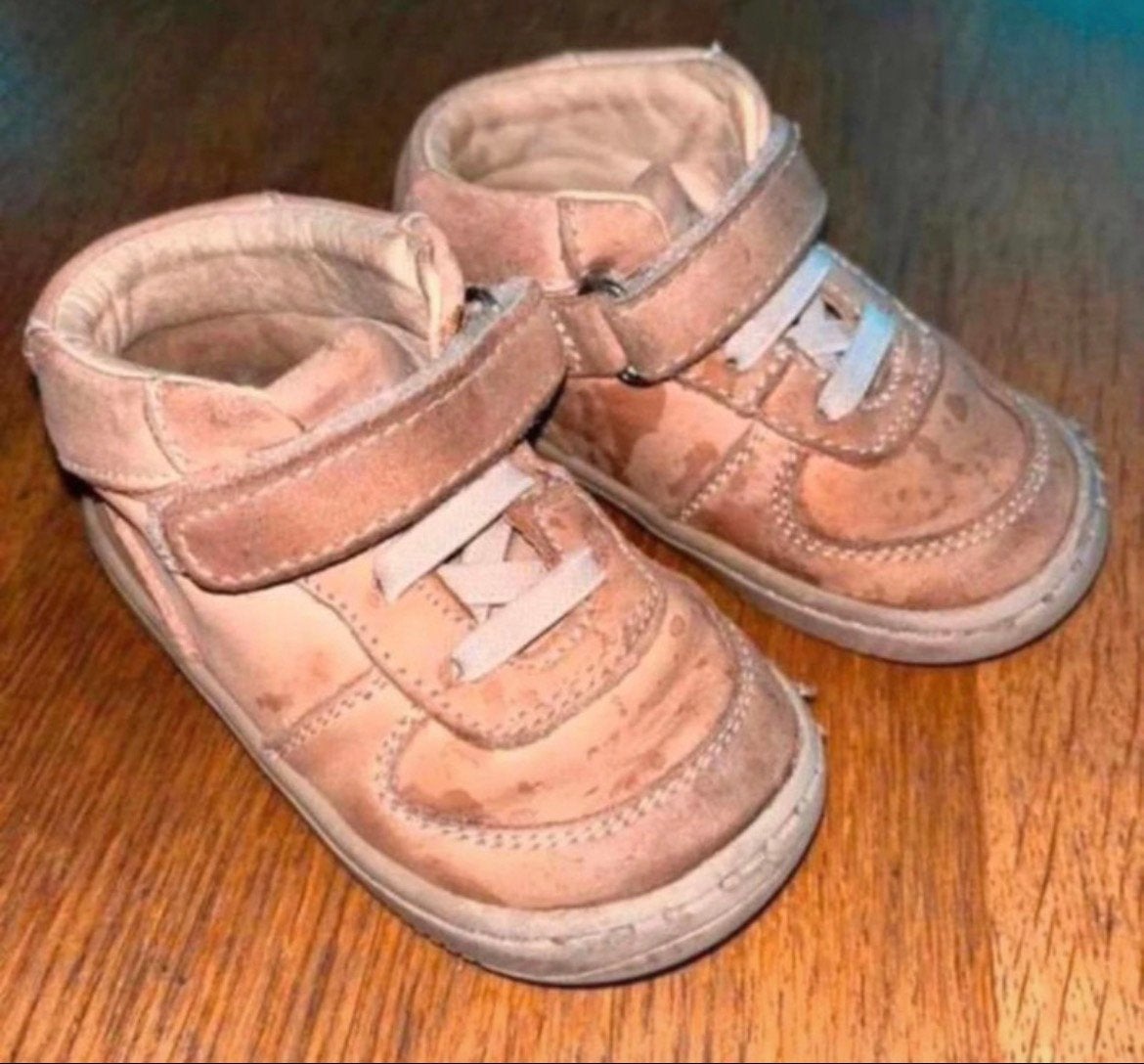 SHOESME babyschoentjes LEER mt 20 roze, Kinderen en Baby's, Meisje, Ophalen of Verzenden, Gebruikt, Schoentjes