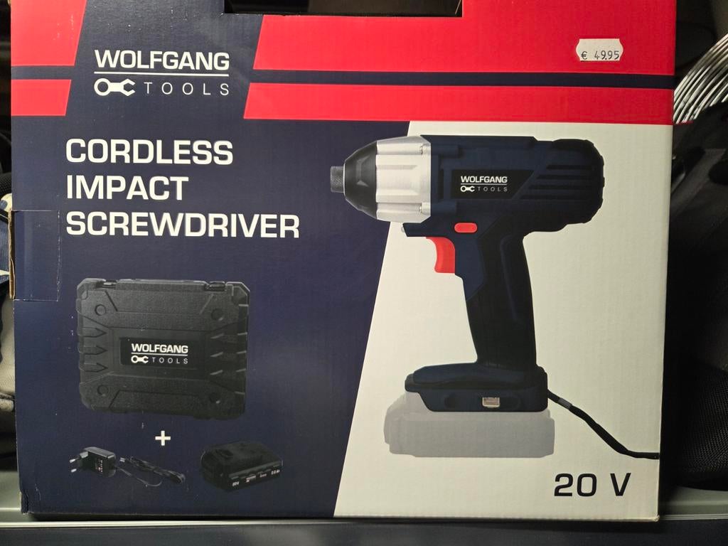Wolfgang OC Tools Accu Slagmoersleutel 20V, Ophalen of Verzenden