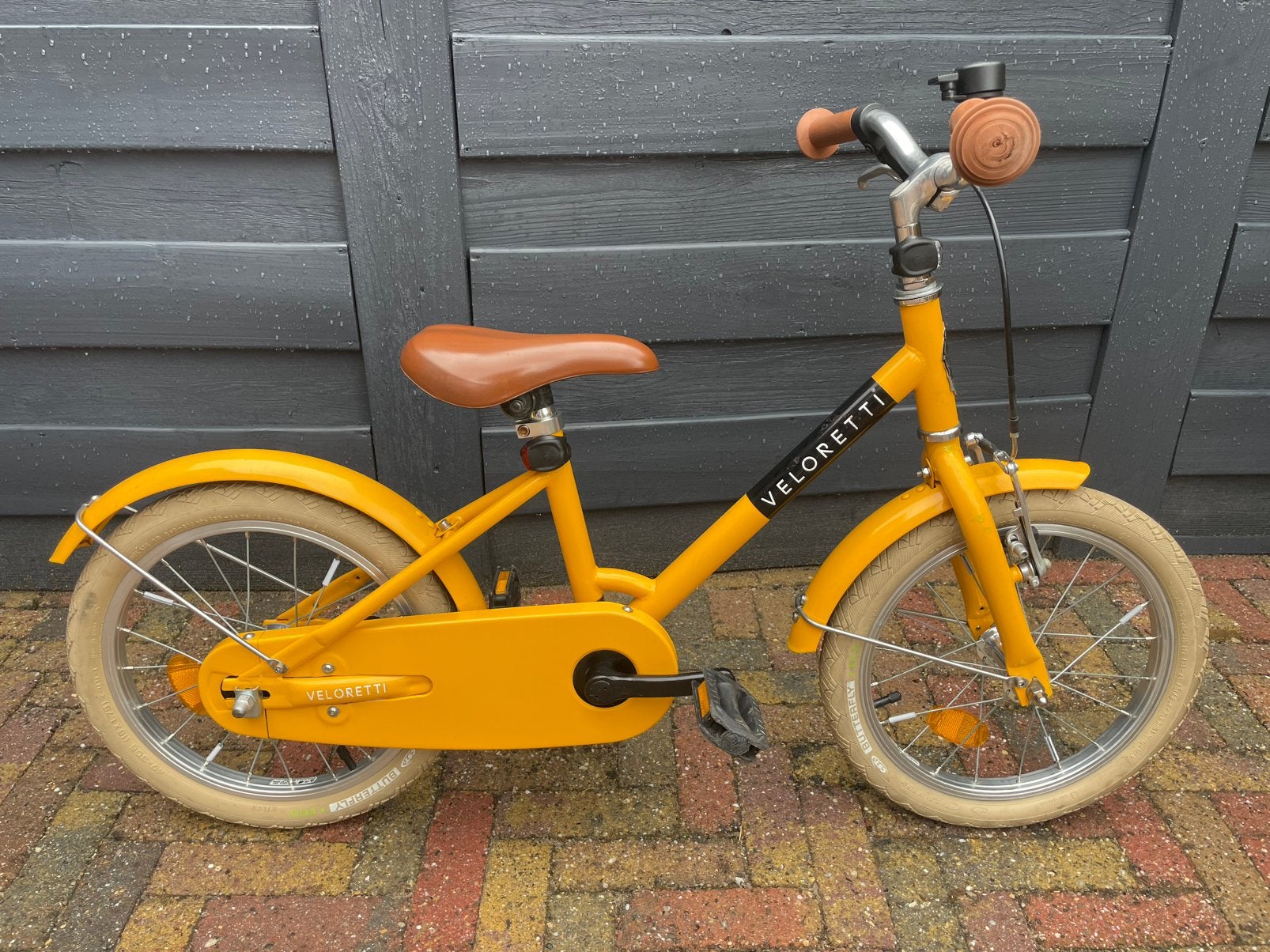 Veloretti maxi 16 kinderfiets, Ophalen, Gebruikt, Terugtraprem, 16 tot 20 inch