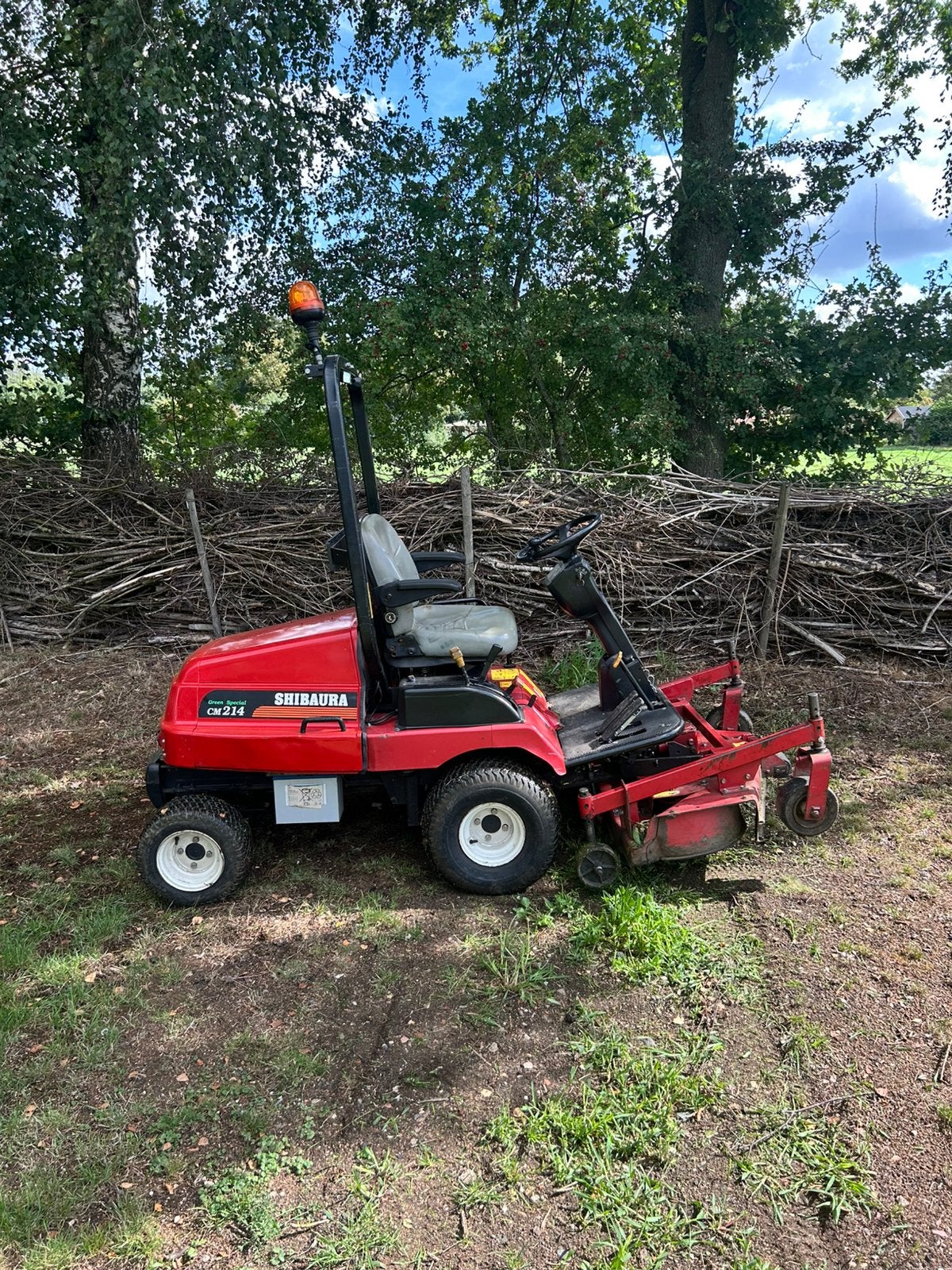 Shibaura CM214 met kenteken/breed maaidek/diesel/4wd‼️, Ophalen, Gebruikt, Mulchfunctie, 120 cm of meer