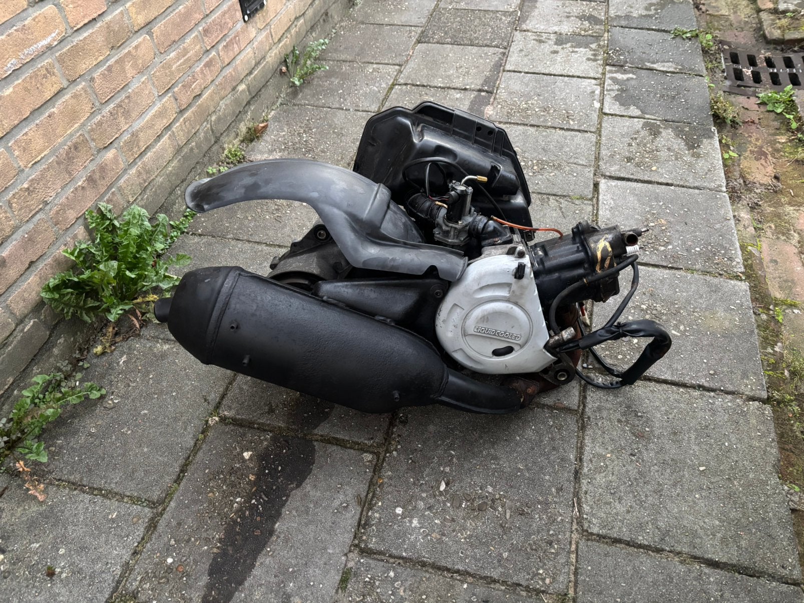 Piaggio watergekoeld 125cc 2T blok, Ophalen, Zo goed als nieuw, Blok, Piaggio