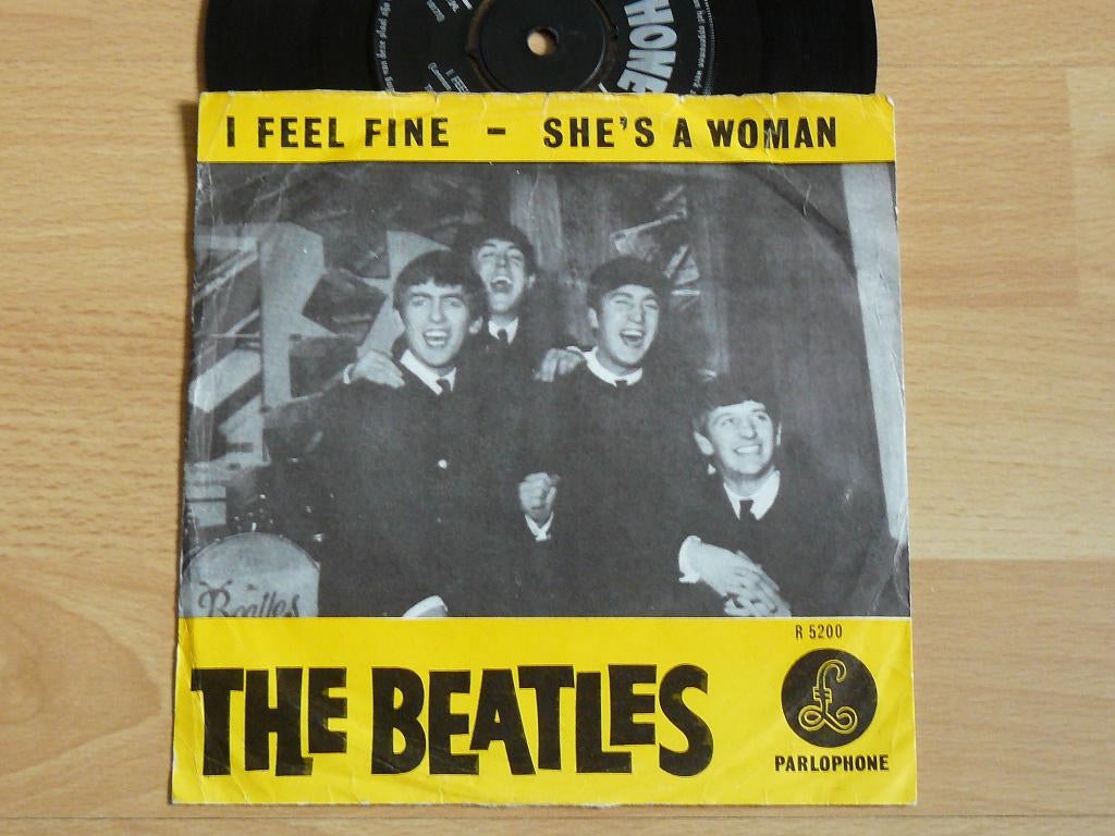 single The Beatles * I feel fine, Cd's en Dvd's, Vinyl Singles, Verzenden, Gebruikt, Pop, Single