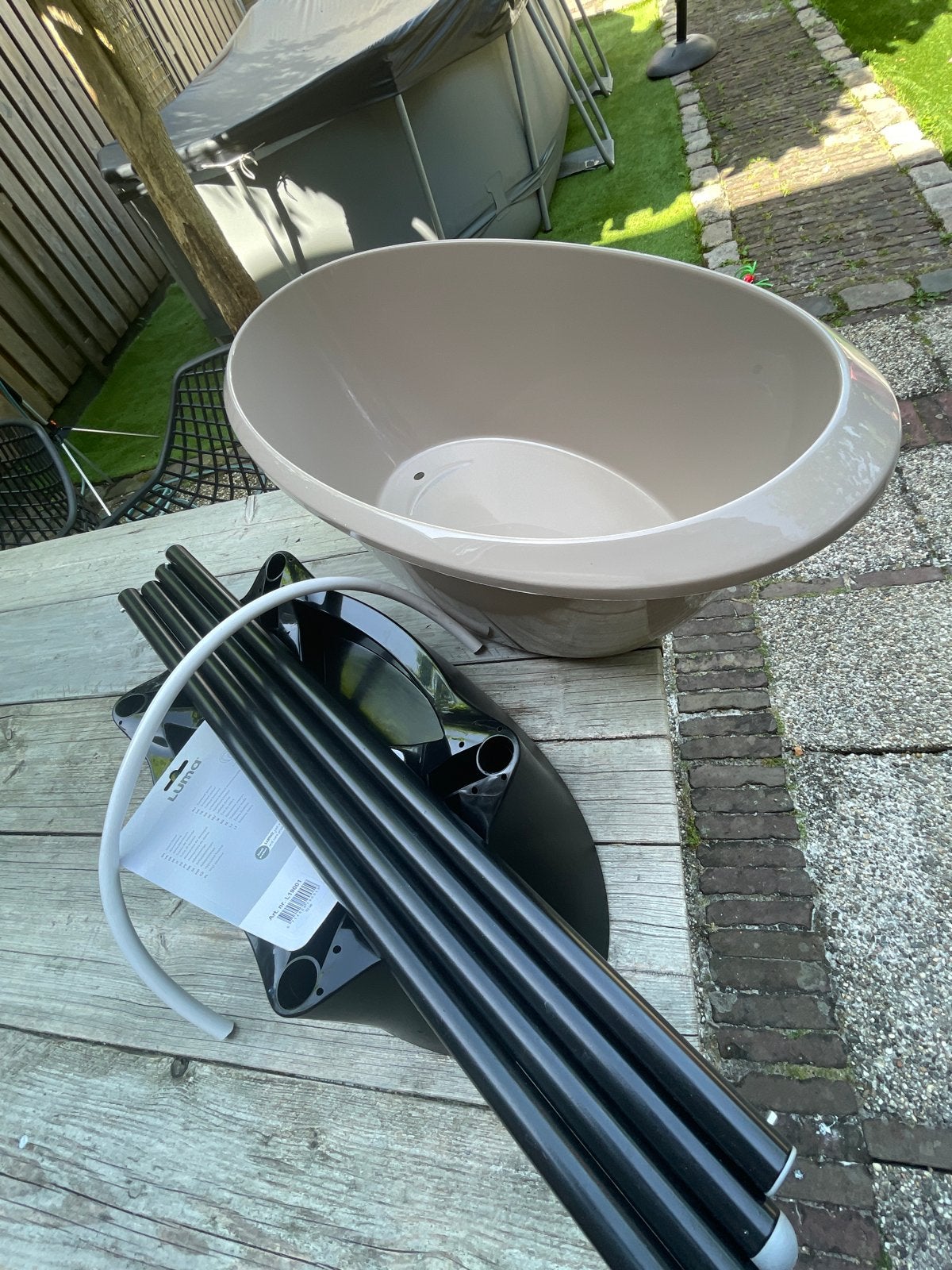 -Merk luma -kleur taupe, Kinderen en Baby's, Ophalen, Zo goed als nieuw, Badje, Overige merken