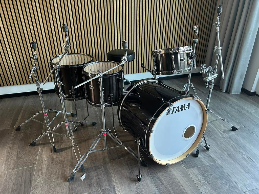Tama Superstar Hyperdrive shellset + hardware, Muziek en Instrumenten, Ophalen, Gebruikt, Tama