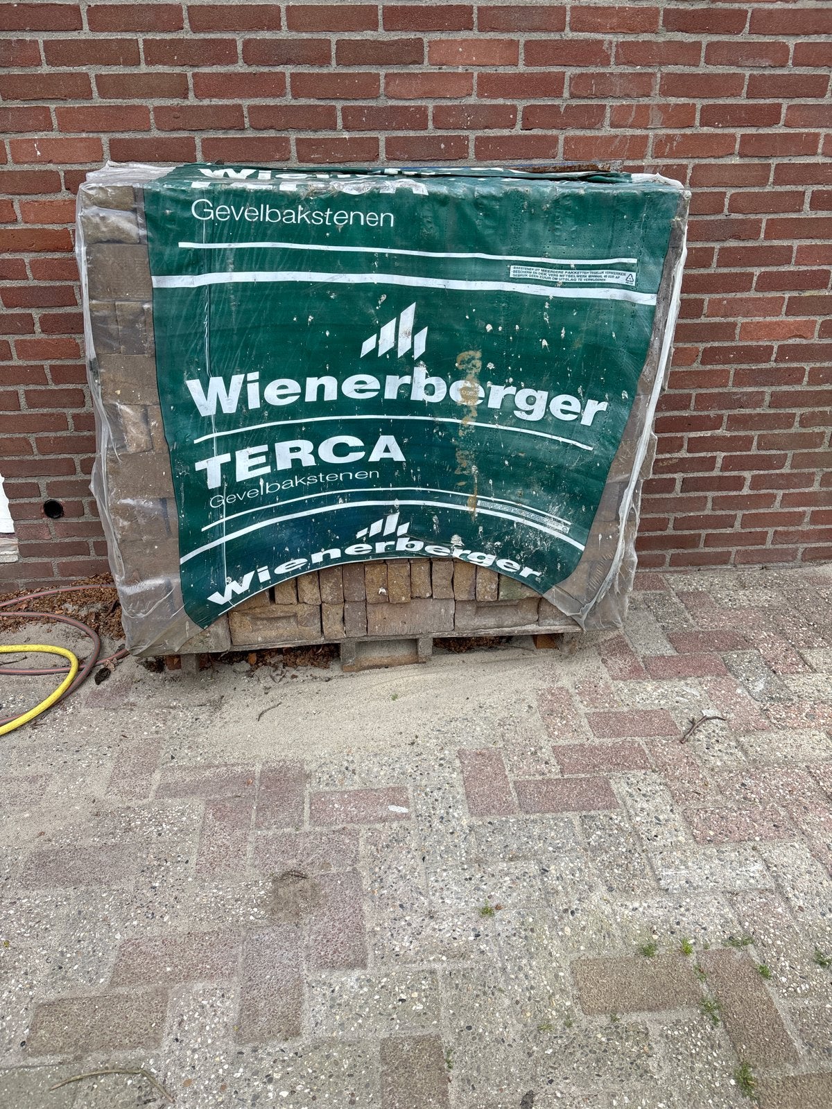Wienerberger Terca Gevelbakstenen - Nieuw op pallet, Doe-het-zelf en Verbouw, Ophalen, Nieuw, Bakstenen
