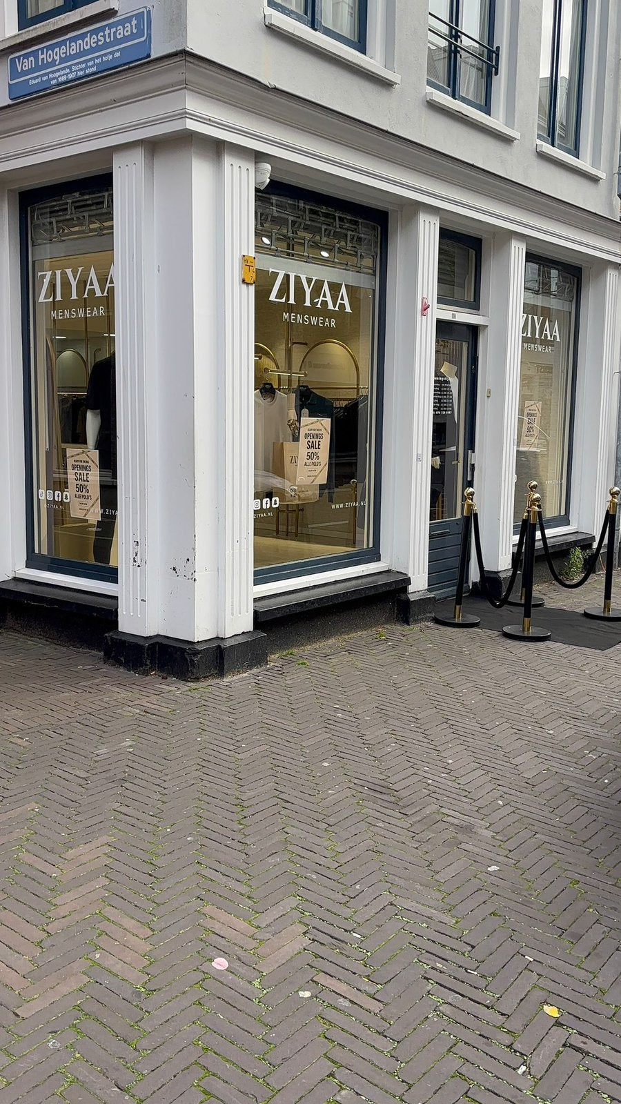 ZIYAA Menswear Winkel, Webshop & Merk ter Overname Den Haag