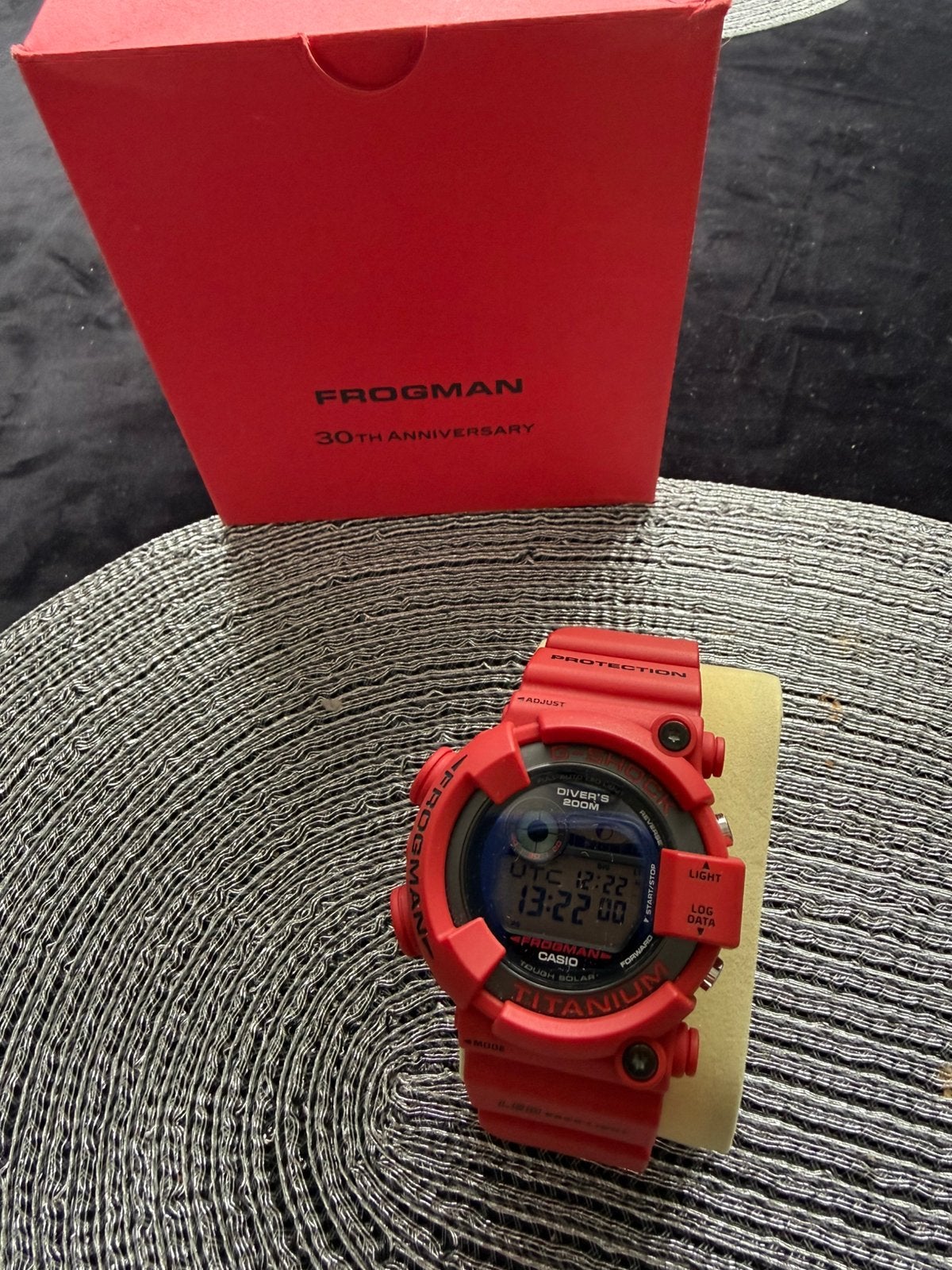 Casio g shock, Ophalen of Verzenden, Waterdicht, Zo goed als nieuw, Rood