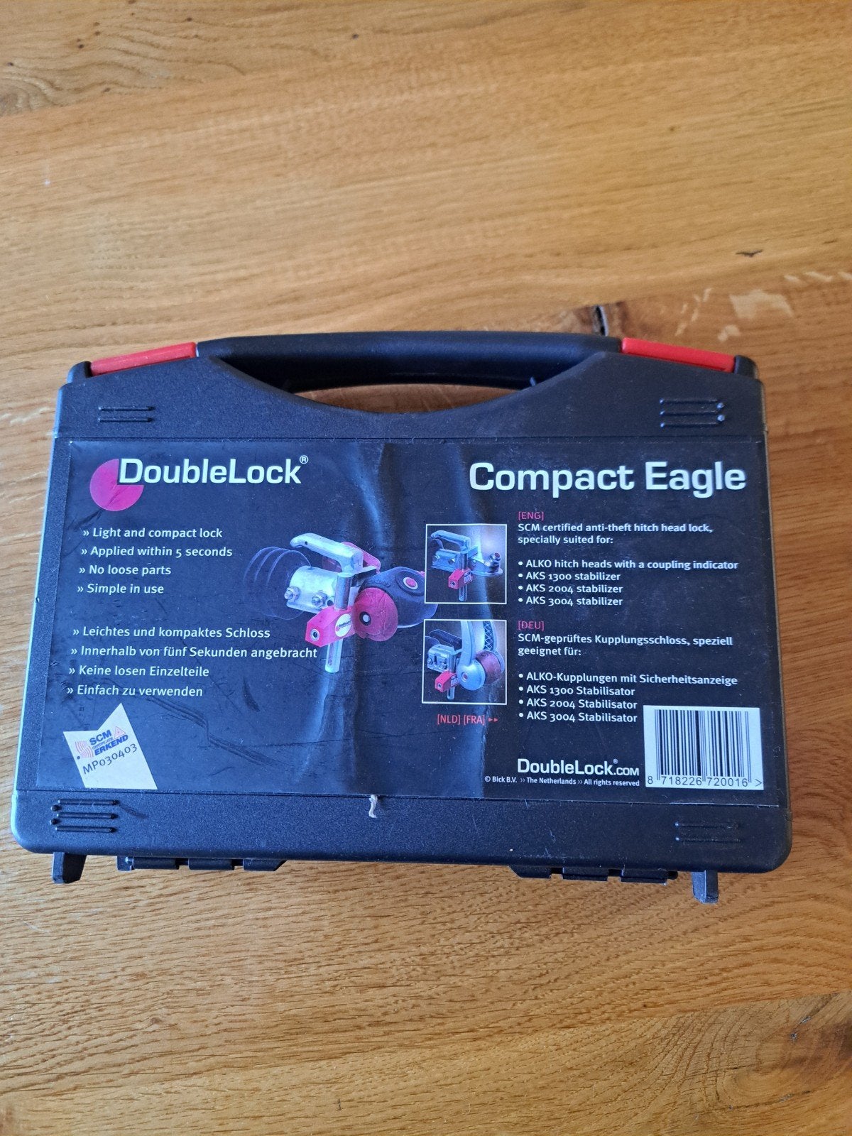 DoubleLock Compact Eagle SCM gekeurd disselslot, Ophalen of Verzenden, Zo goed als nieuw