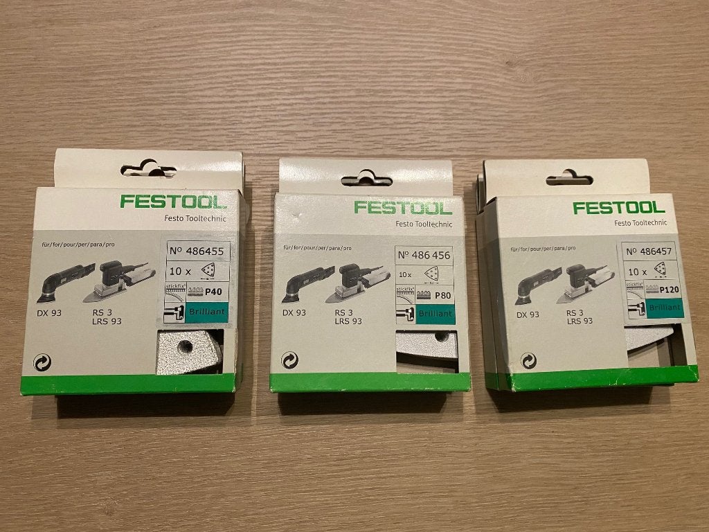 Festool schuurpapier (voor schuurmachine DX 93/RS 3/LRS 93), Ophalen of Verzenden, Nieuw, Minder dan 600 watt, Vlakschuurmachine