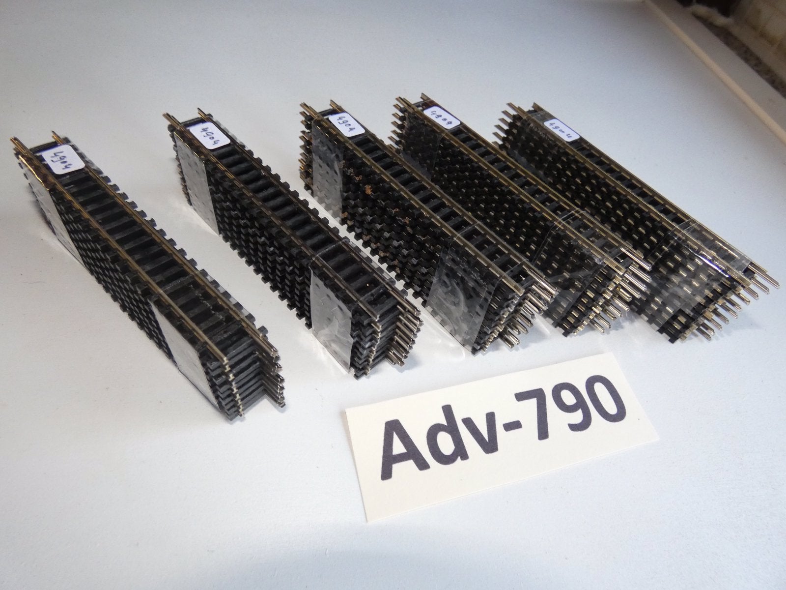 Adv-790 N Spoor Rechte Rails 14904 Minitrix, Gebruikt, Gelijkstroom, Trix, Rails