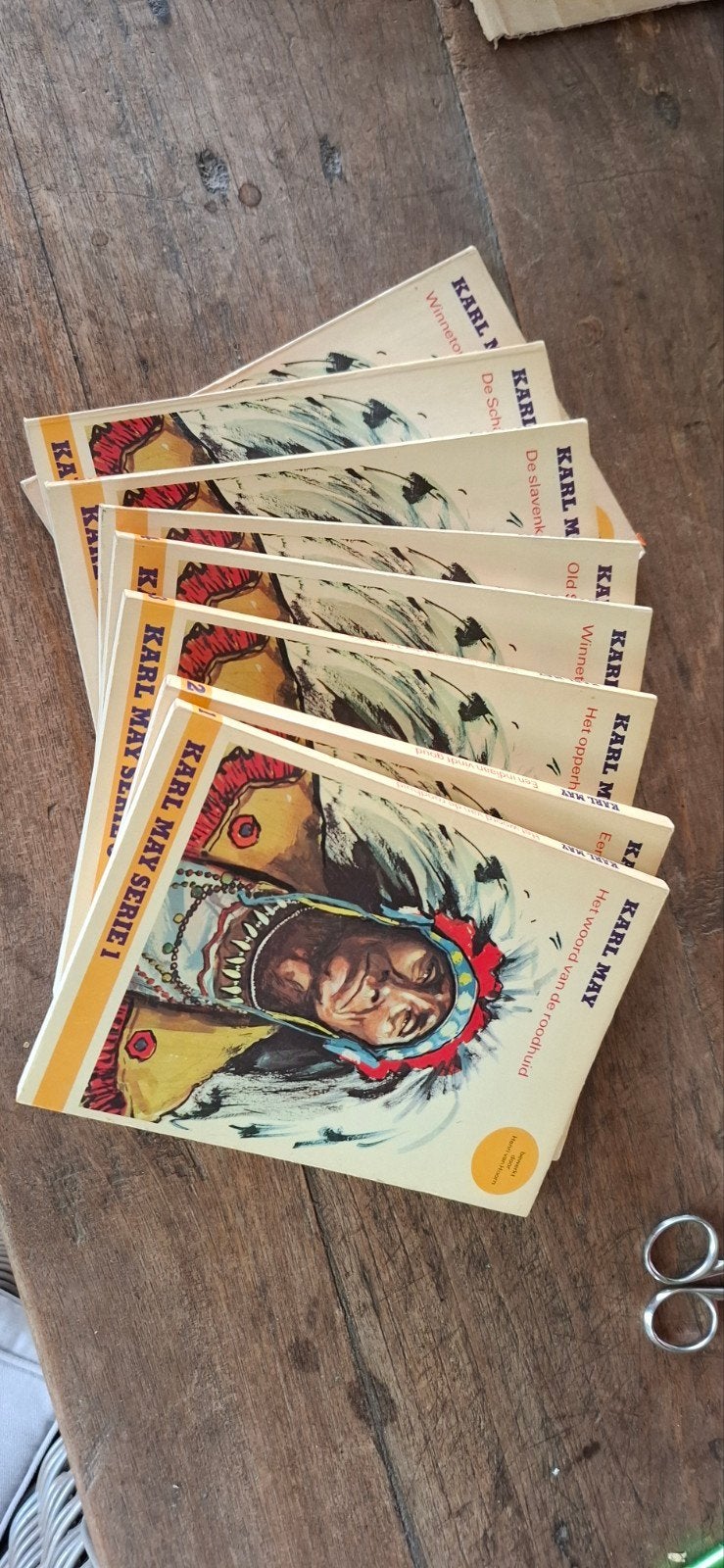 Karll May Serie - Delen 1 t/m 8, Boeken, Ophalen of Verzenden, Gelezen, Karl May