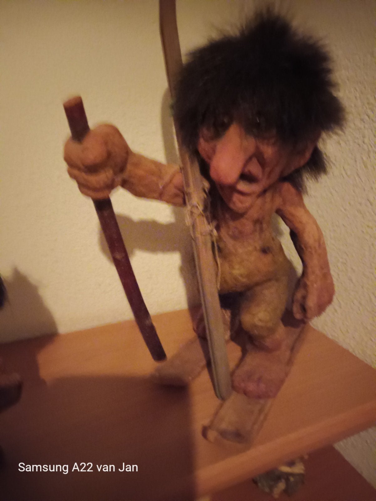 houten trollen, Ophalen