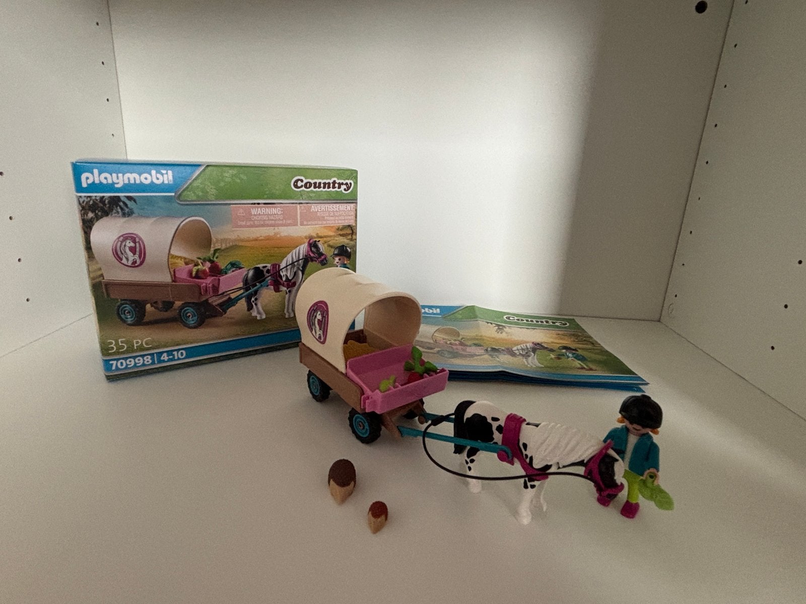 Playmobil Country 70998 Huifkar met Pony, Ophalen of Verzenden, Zo goed als nieuw