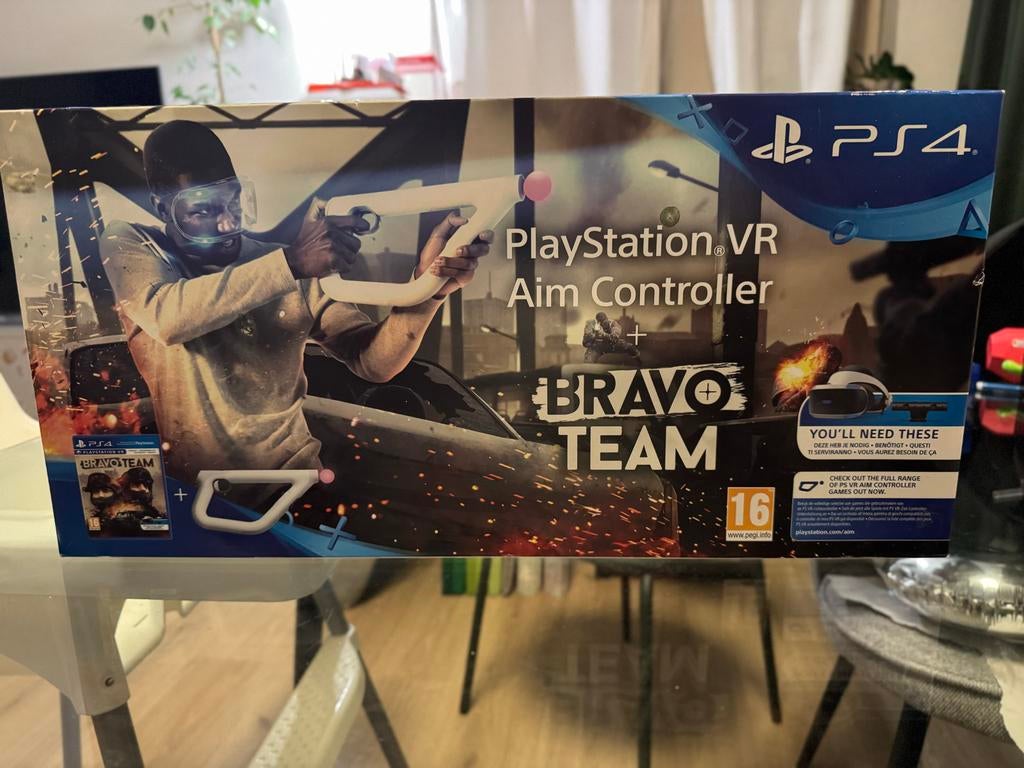 PlayStation VR Aim Controller met games (excl. Bravo Team), Ophalen, Zo goed als nieuw, Controller, PlayStation 4