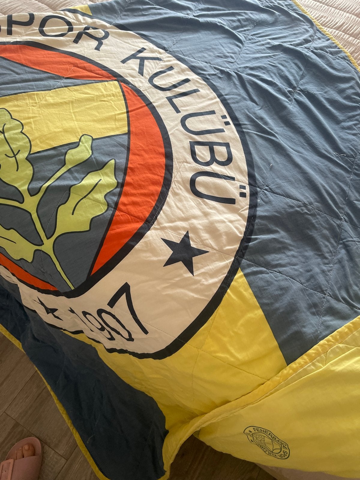 Fenerbahçe bedaprei160x210 cm, Gebruikt, Eenpersoons, Meerkleurig, Dekbedovertrek