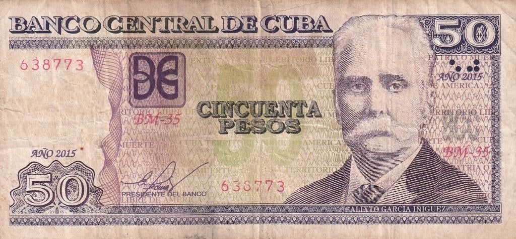 Cuba 50 pesos 2015, Verzenden, Midden-Amerika, Los biljet