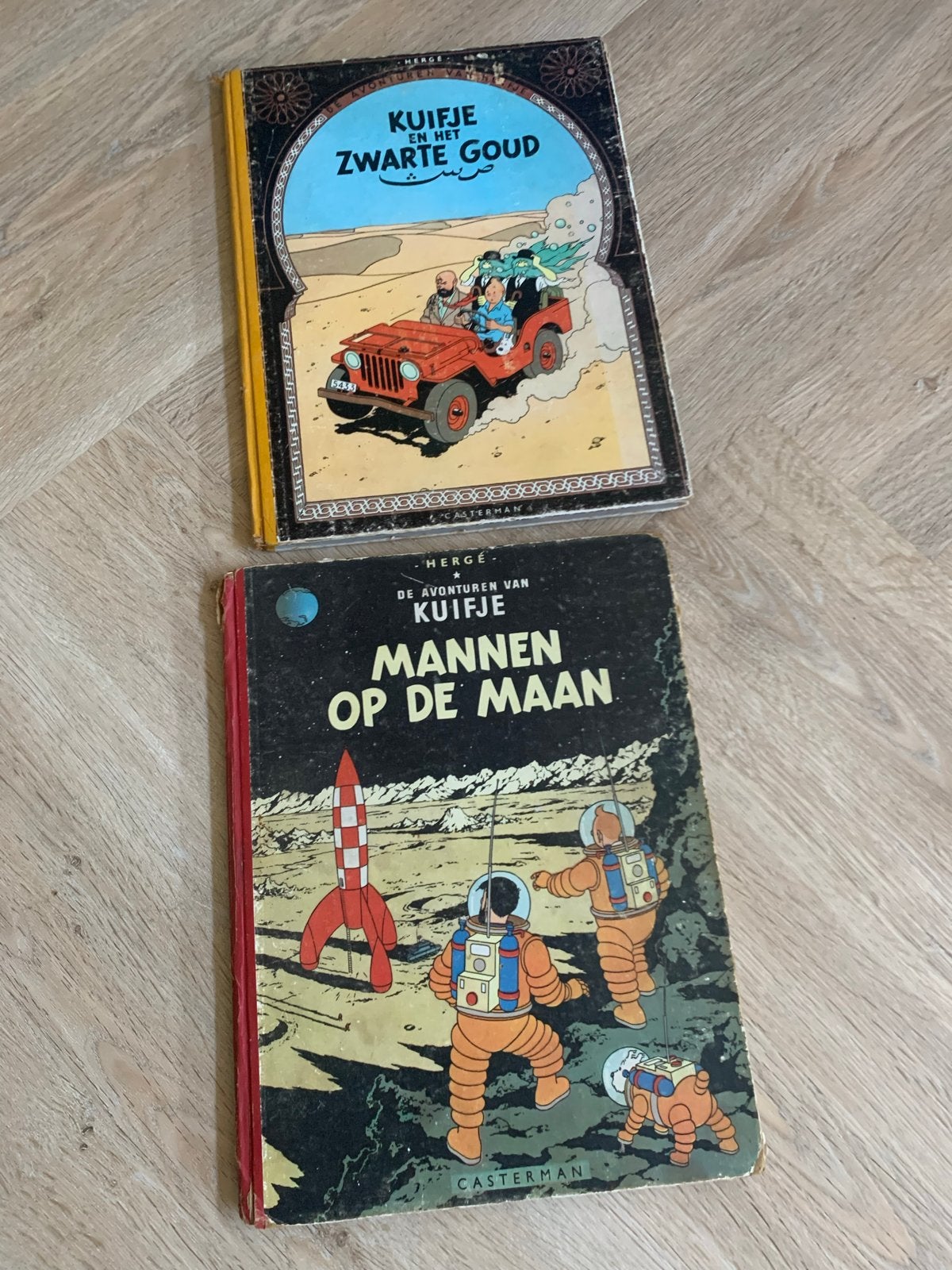 Kuifje albums: 1x 1946, 3x 1947, 1x 1949, 1x 1950, 1x 1954, Meerdere stripboeken, Ophalen, Gelezen