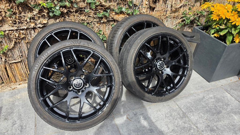 PDW 19 inch BMW velgen 5x120 – met banden, Velg(en), Personenwagen, Zomerbanden, Ophalen