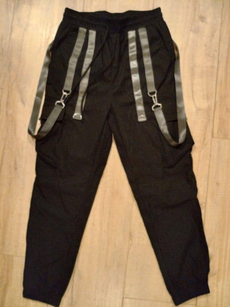 Zwarte tagwear broek maat S, Kleding | Heren, Shein, Zwart, Ophalen of Verzenden, Zo goed als nieuw