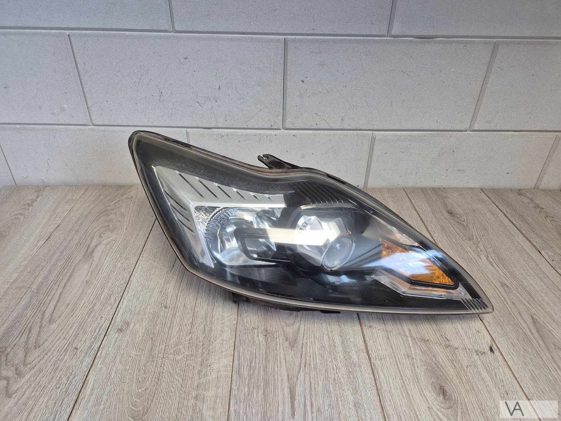 Ford Focus 2 facelift koplamp XENON rechts zwarte binnenkant, Auto-onderdelen, Verlichting, Gebruikt, -, -, Ophalen of Verzenden