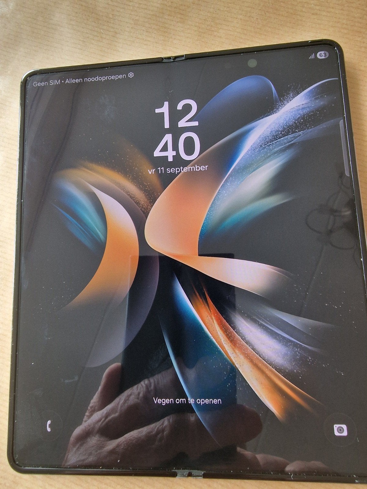 Samsung Z Fold 4 512 GB in goede staat, 512 GB, Ophalen, Zwart, Galaxy Z Fold