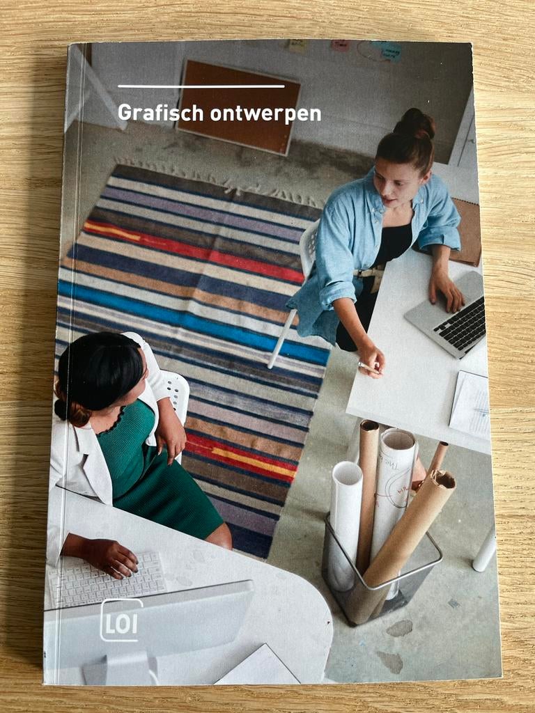 Grafisch ontwerpen studieboek LOI, Boeken, Studieboeken en Cursussen, Ophalen, Alpha, Zo goed als nieuw, HBO