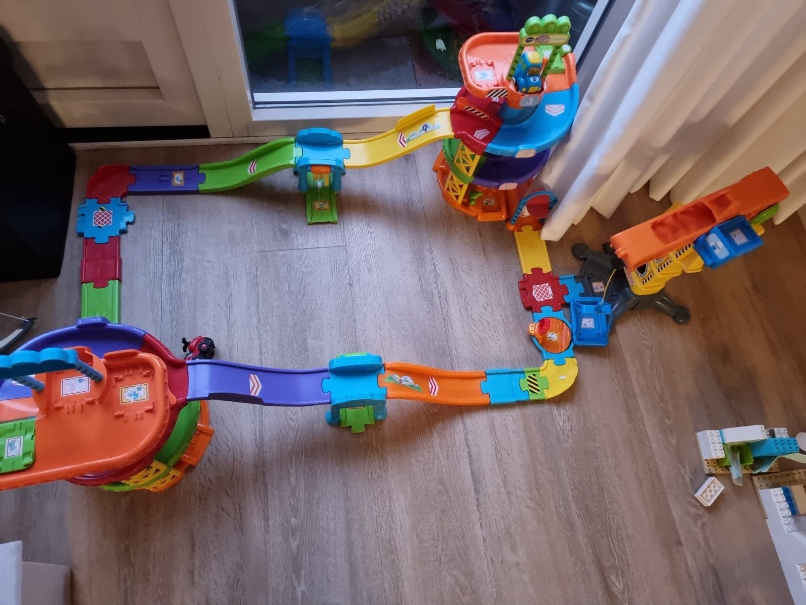 VTech Toet Toet Auto's Racebaan en Onderdelen, Ophalen of Verzenden, Gebruikt, Handmatig, Overige merken