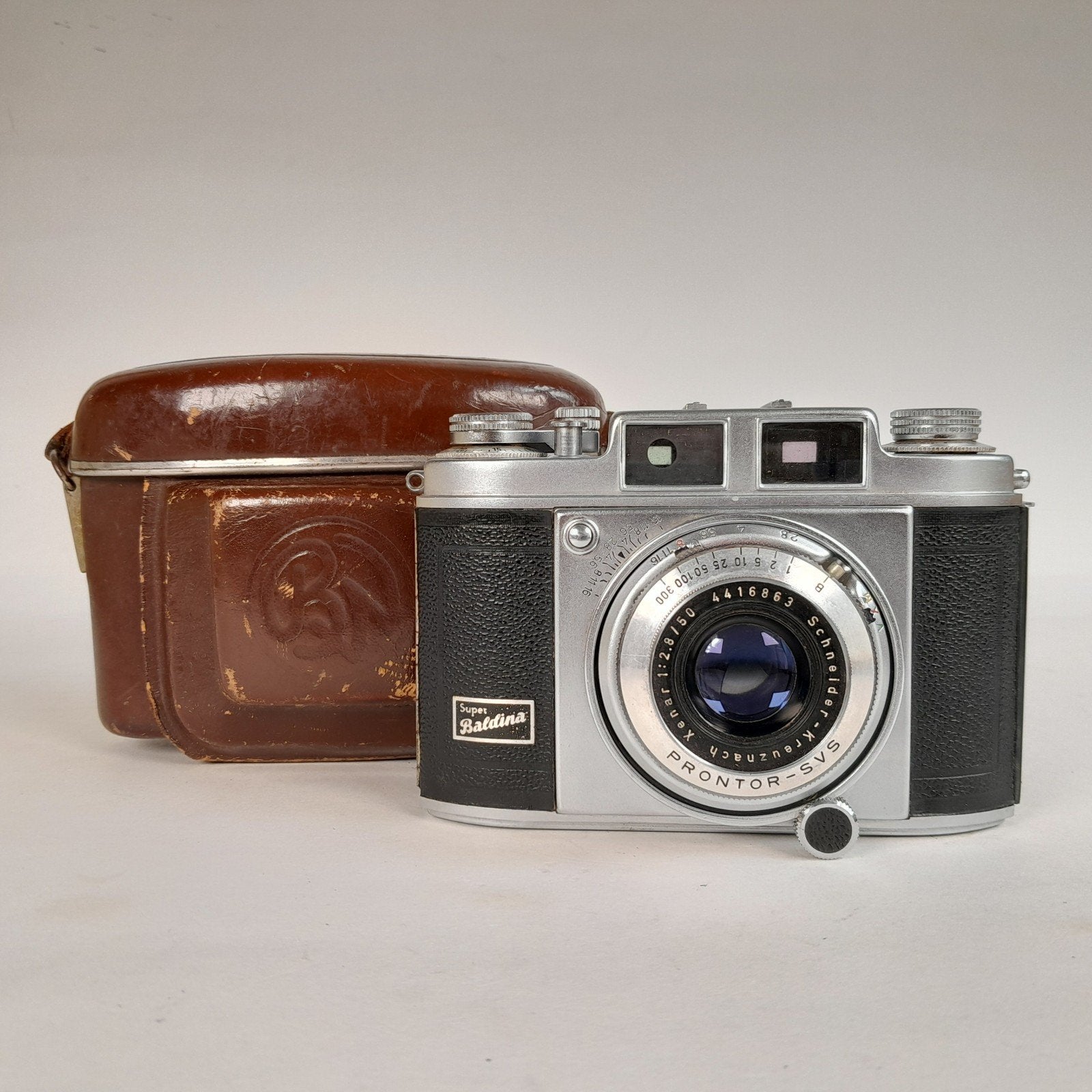 Vintage Balda Super Baldina - meetzoeker camera Germany 1954, Ophalen of Verzenden, 1940 tot 1960, Fototoestel