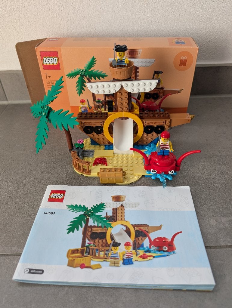LEGO 40589 Limited edition - Piratenschip speeltuin, Compleet, Lego, Ophalen of Verzenden, Zo goed als nieuw