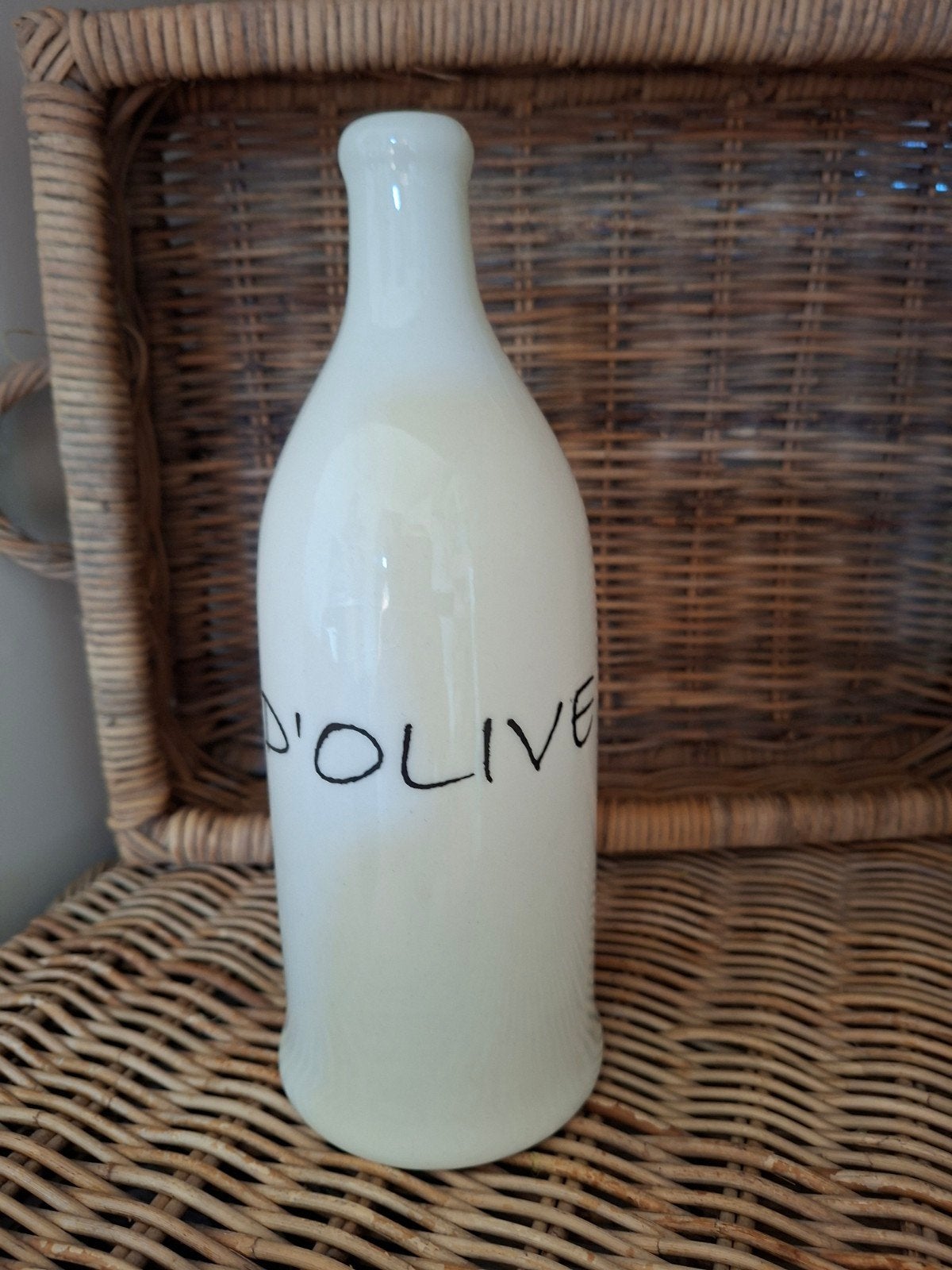Riviera maison olijfolie fles, Ophalen, Overige typen, Overige stijlen, Glas
