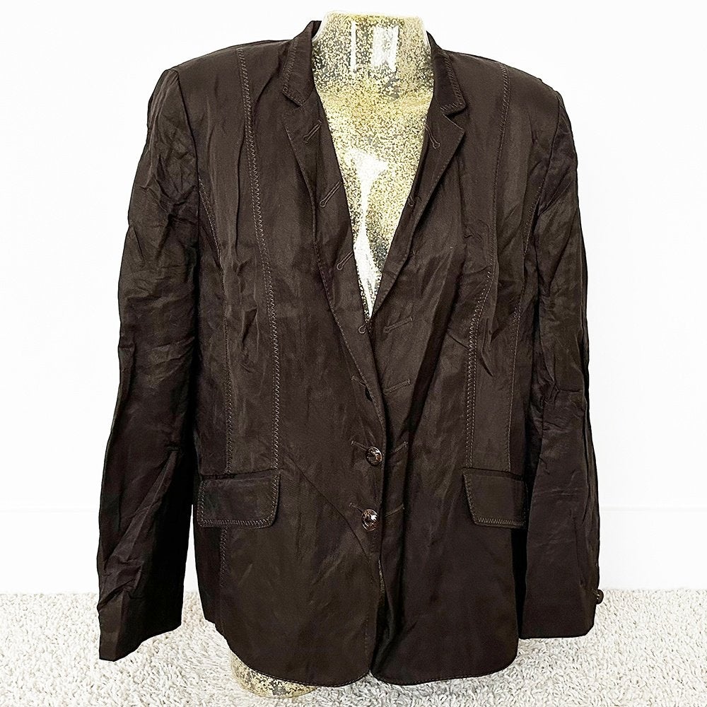 Mooi Marcona Jasje - 98 (Maat 46) € 40,-, Bruin, Maat 46/48 (XL) of groter, Ophalen of Verzenden, Zo goed als nieuw