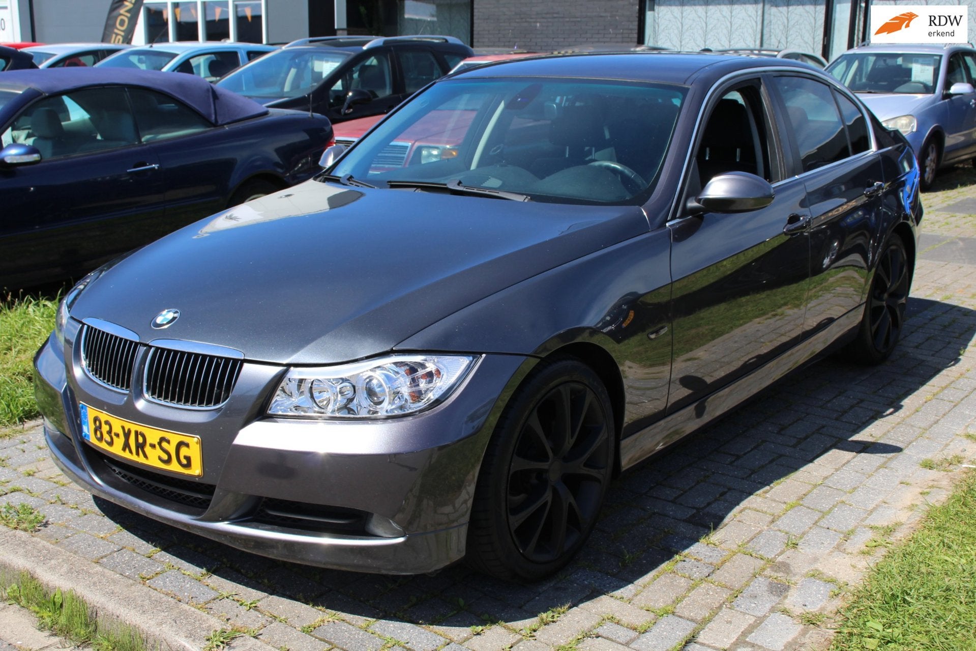 BMW 3-serie 320i Business Line Leder NAV Stoelverw. Angel Ey, Achterwielaandrijving, Zwart, 4 cilinders, 150 pk