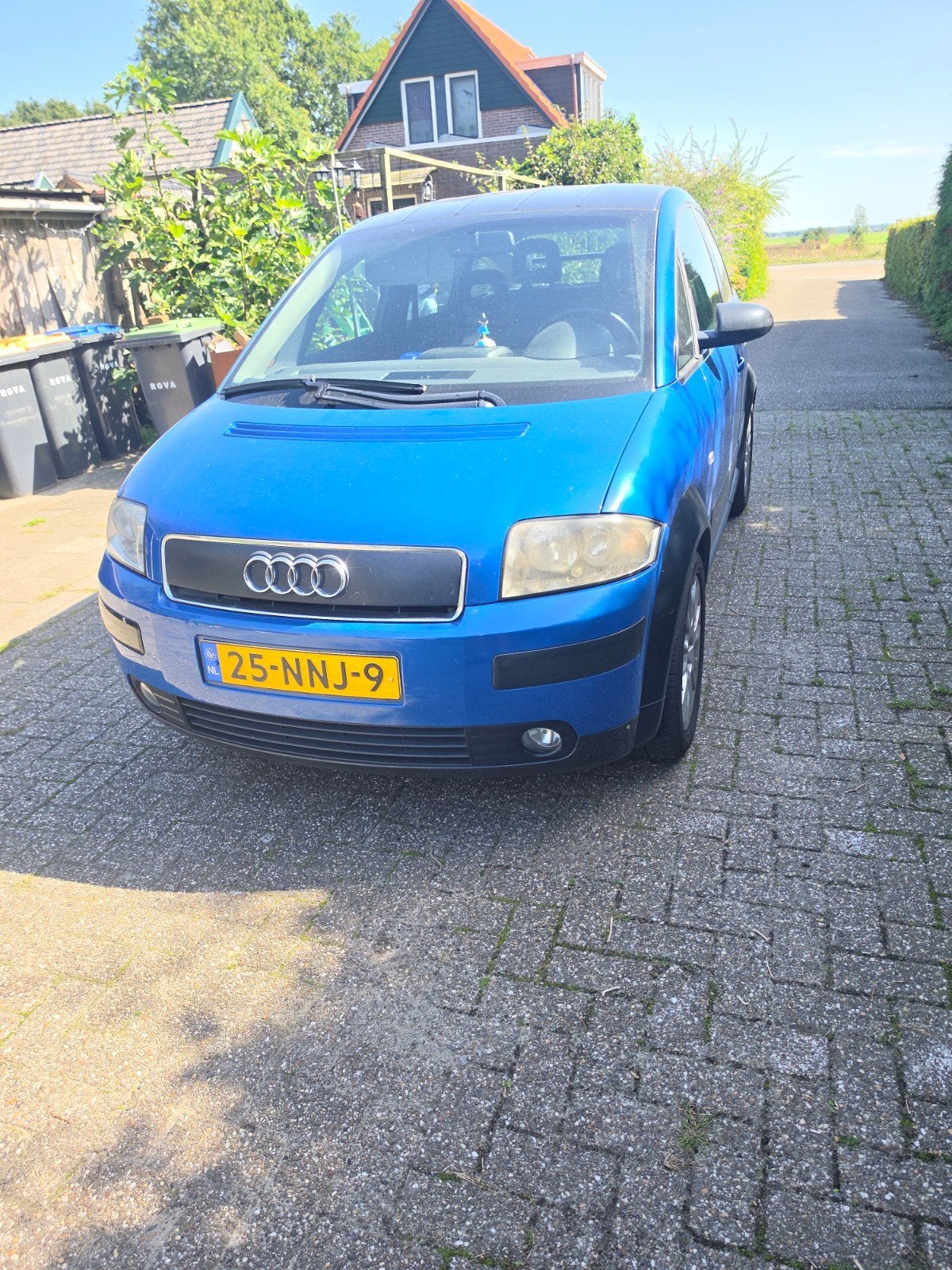 audi A2, Voorwielaandrijving, Stof, 4 cilinders, Blauw
