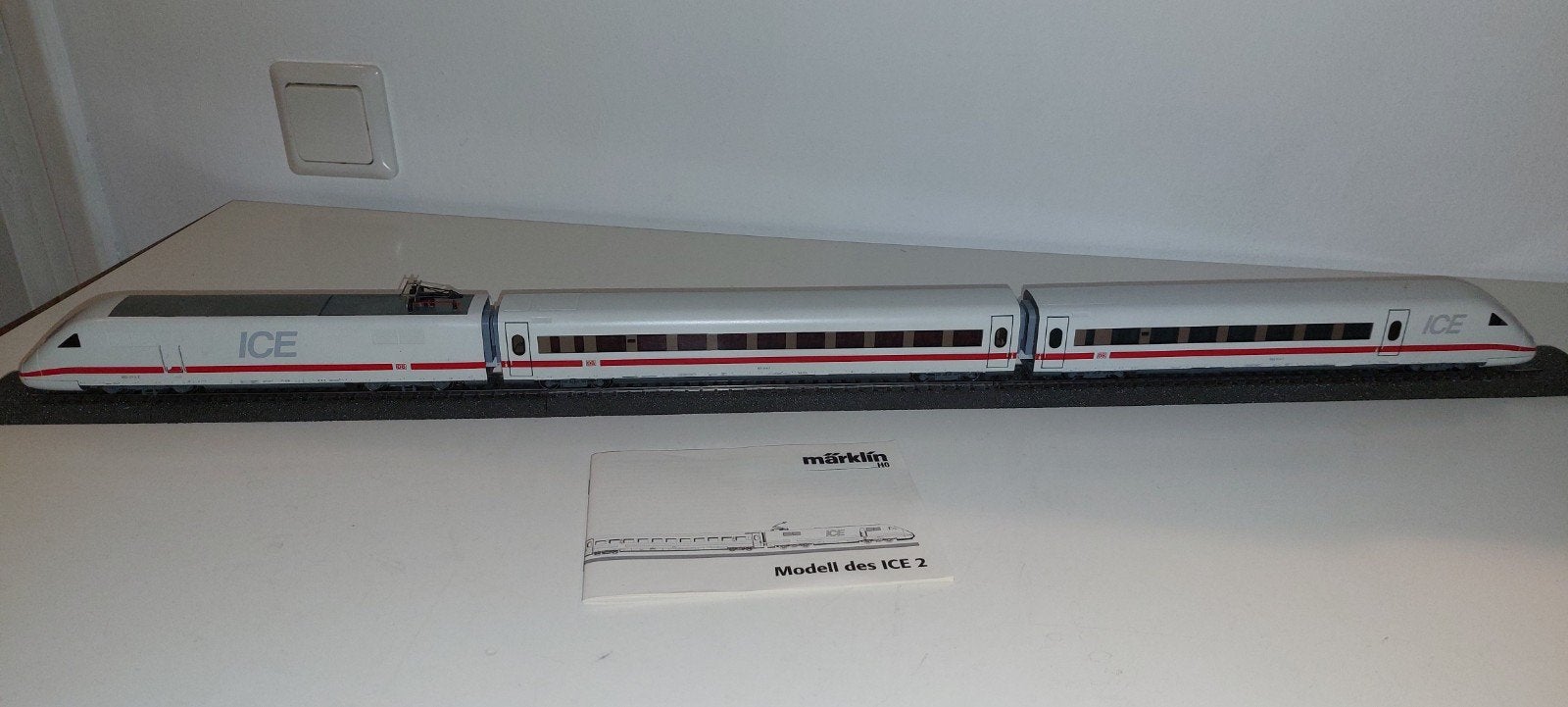 Märklin 3 Delige ice Treinstel, Wisselstroom, Treinset, Ophalen of Verzenden, Zo goed als nieuw