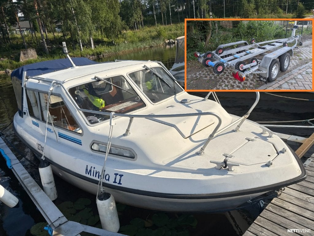 1995 Bella 703 spitsgatter met trailer, Ophalen, Overige merken, Gebruikt, Zonnedek