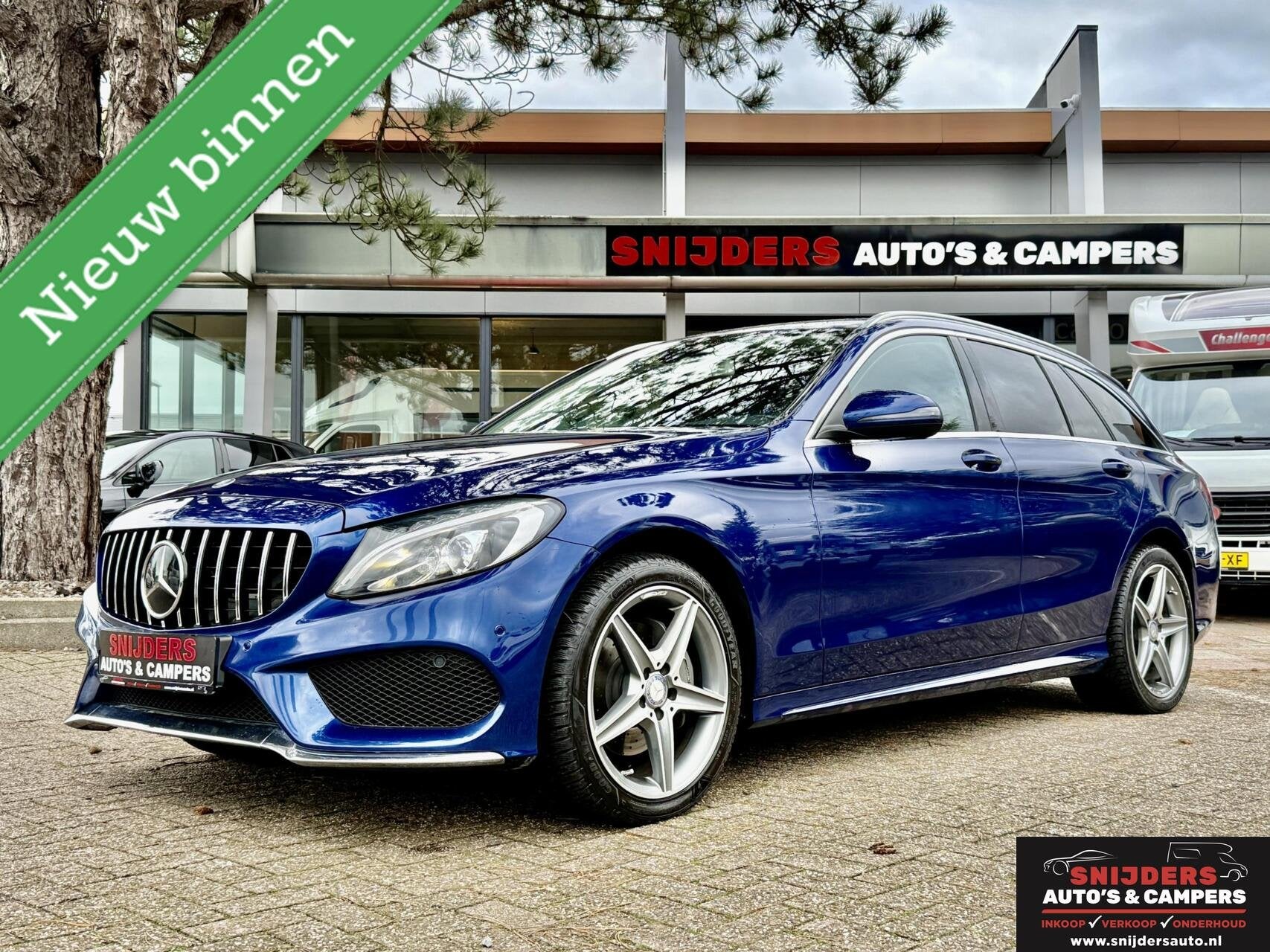 Mercedes C-klasse Estate 200 Sport Edition 4Matic, Automaat, Gebruikt, 4 cilinders, Blauw