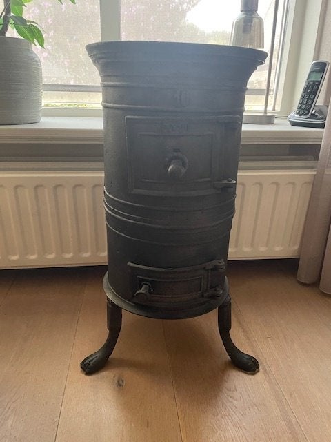 houtkachel, Huis en Inrichting, Kachels, Ophalen, Gebruikt, Houtkachel, Vrijstaand