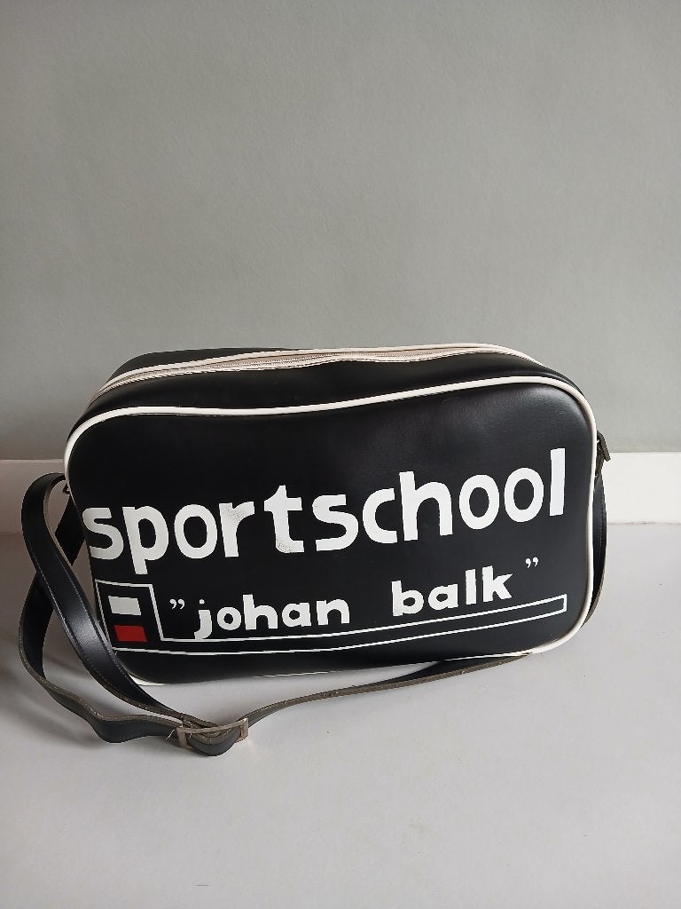 Sporttas Sportschool Johan Balk - Vintage jaren 60-70, Ophalen of Verzenden, Gebruikt, Unisex kinderen
