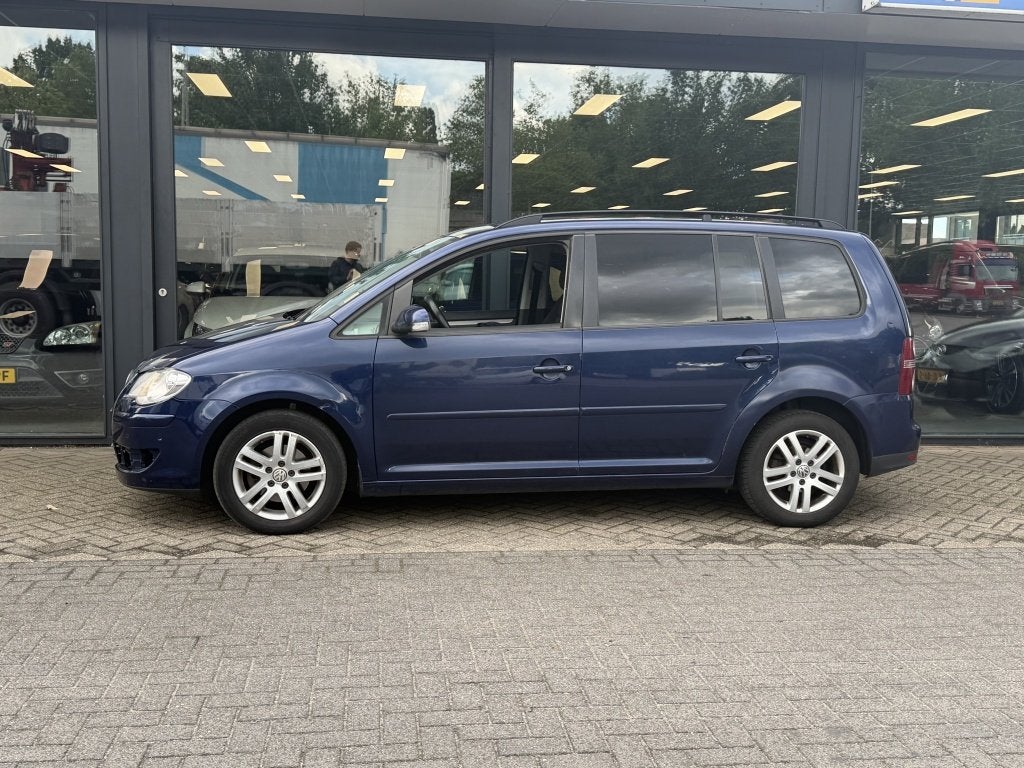 Volkswagen Touran 1.4 TSI Highline (bj 2009), Auto's, Volkswagen, Euro 5, Gebruikt, 4 cilinders, Blauw
